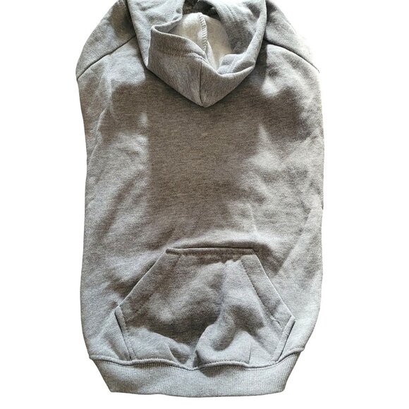 Zack & Zoey Gray Dog Hoodie Sweater with Pocket Size M - Picture 1 of 6